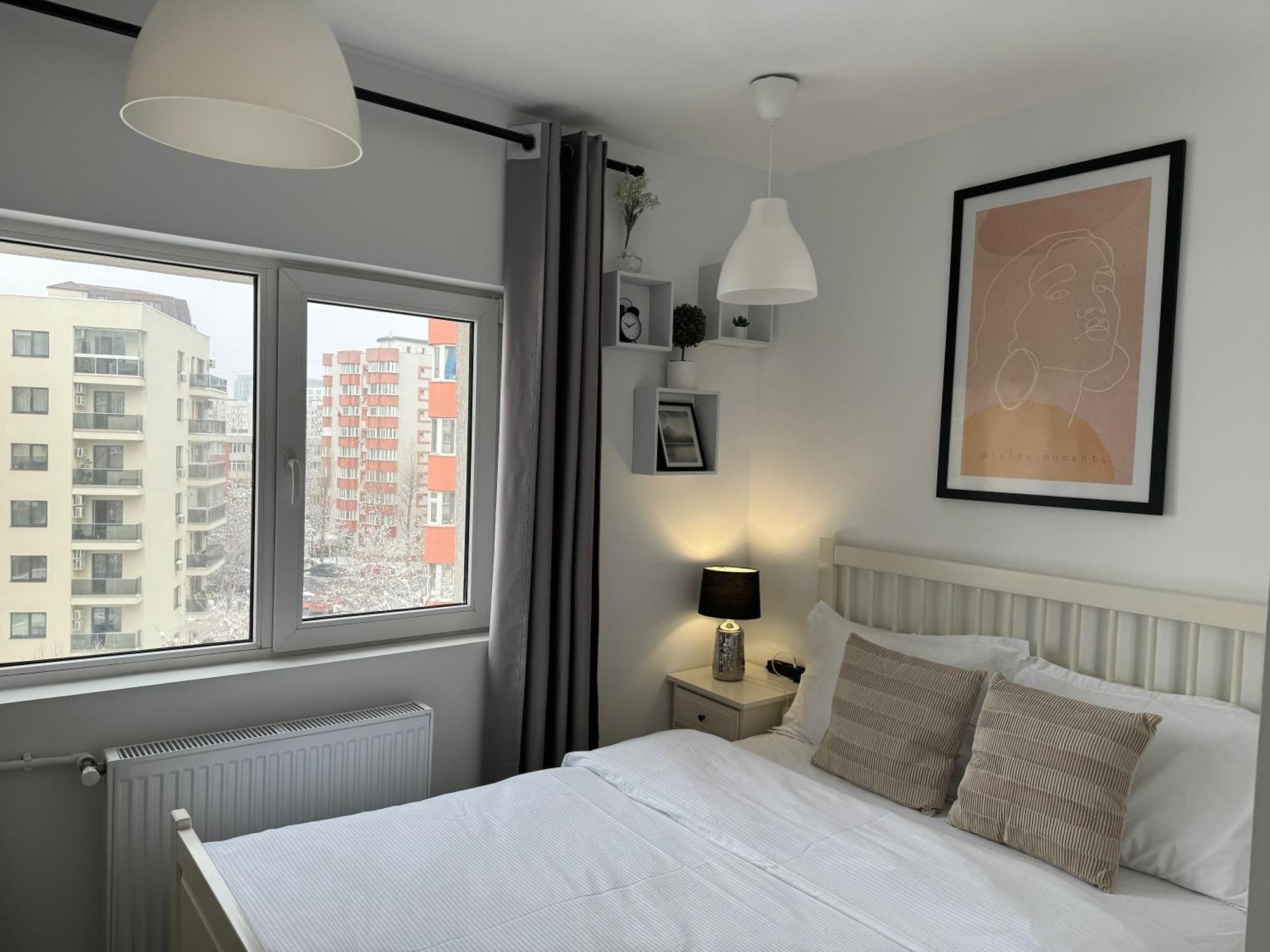 Evan Cozy Flat With Balcony & Parking, 13 September Bukares Bagian luar foto